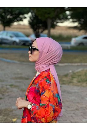 شال صورتی زنانه ویسکون Özmin - کد 766295233