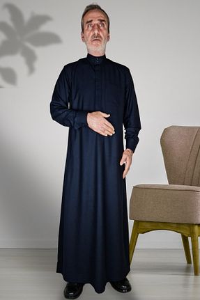 لباس مجلسی و فارغ التحصیلی سرمه ای مردانه مخلوط پلی استر Royal Attire - کد 857599143
