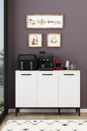 کابینت چند منظوره سفید Suntalam Avmpark - کد 857362320