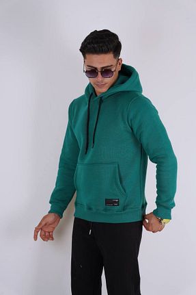 سوئیشرت سبز مردانه ساده Est Estola - کد 857628129