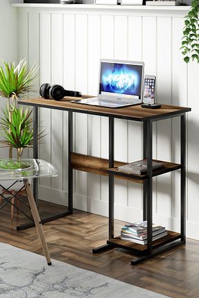 میز تحریر قهوه ای 73 سانتی متر Ceramical - کد 793982427
