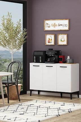 کابینت چند منظوره سفید Suntalam Avmpark - کد 857362320