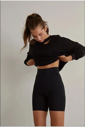ساق شلواری اسپرت مشکی زنانه بافت FAB - کد 790714136