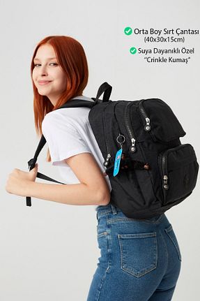 کوله پشتی مشکی زنانه سایز متوسط MORCA - کد 356115449