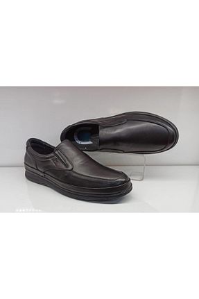 کفش کژوال مشکی مردانه چرم خالص KOMCERO - کد 80428360