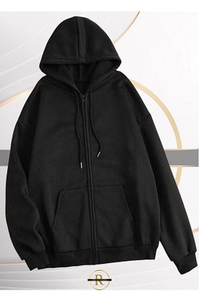 سوئیشرت مشکی زنانه ساده Risil-Nu Company - کد 857731668