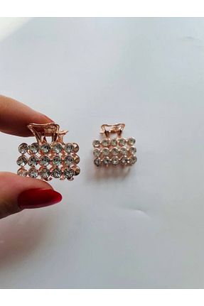 گیره سر صورتی زنانه سنگ کریستال GALATA GIFT - کد 746304705