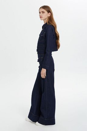 کت سرمه ای زنانه Fitted GIZIA - کد 857809865