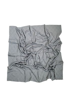 روسری طوسی پلی استر LOSYANA - کد 857810105