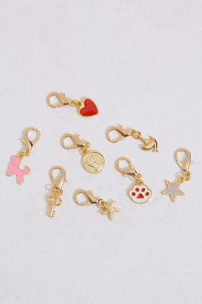 چارم طلائی Figürlü PİNKMARK - کد 857814133