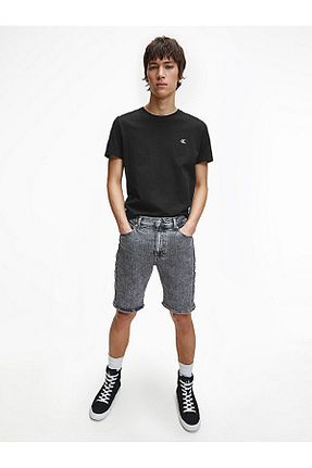 تیشرت مشکی مردانه یقه دوچرخه Calvin Klein - کد 732745163