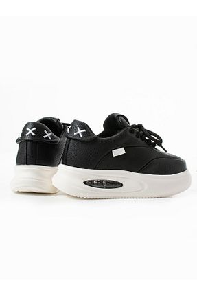 کفش اسنیکر مشکی زنانه بند دار Alemdar Shoes - کد 857888351
