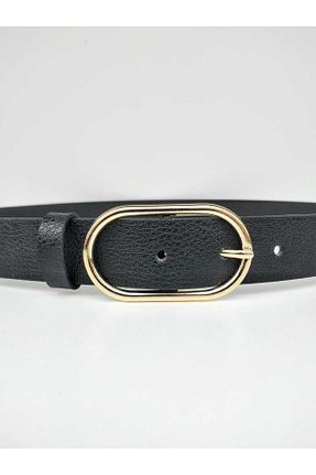 کمربند مشکی زنانه چرم مصنوعی Gradelli - کد 450960438
