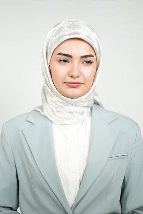 روسری طوسی پلی استر LOSYANA - کد 857810220