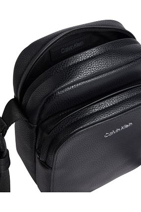 کیف دوشی مشکی مردانه پلی اورتان Calvin Klein - کد 854137273