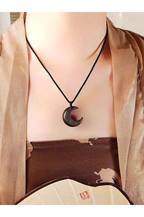 گردنبند جواهر مشکی زنانه Obenimstore - کد 857815153