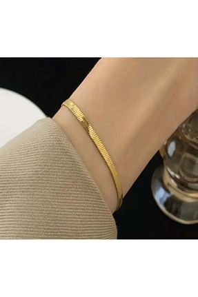 دستبند استیل (فولاد) طلائی زنانه استیل (فولاد) SE Jewellery - کد 857814573