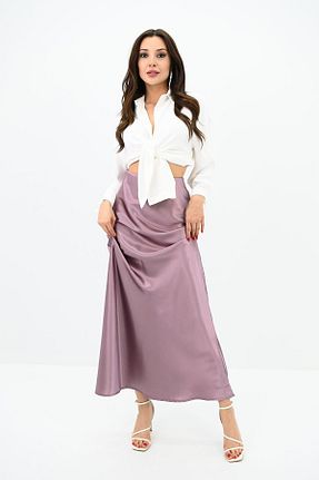 دامن صورتی زنانه پارچه Koza Butik - کد 822727165