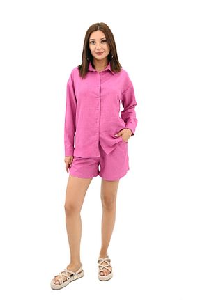 ست بالاتنه و پائین تنه بنفش زنانه بافتنی Koza Butik - کد 835673195