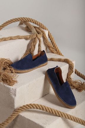 کفش کژوال آبی مردانه نبوک Shan - کد 857829879
