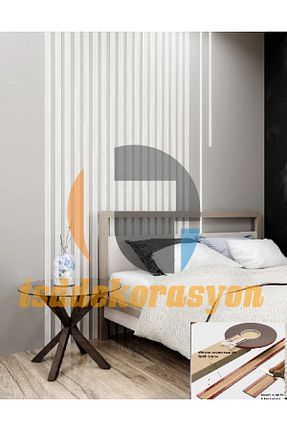 محصول دکوراسیون دیوار سفید چوب tsddekorasyon - کد 666734164