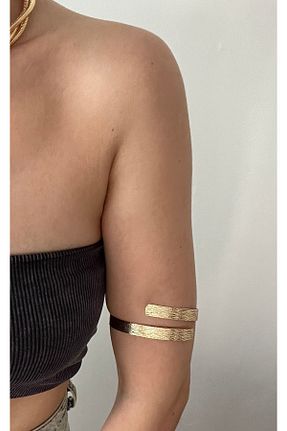 دستبند جواهر طلائی زنانه فلزی Hoop jewelery - کد 849287626