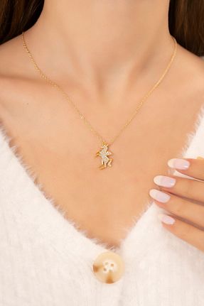 گردنبند نقره طلائی زنانه 925 عیار Armes Silver - کد 411553813