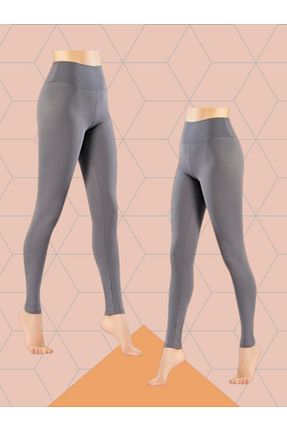 ساق شلواری طوسی زنانه بافتنی The Clover - کد 857694189
