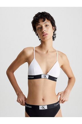 سوتین ورزشی سفید زنانه پنبه ای Calvin Klein - کد 743347204