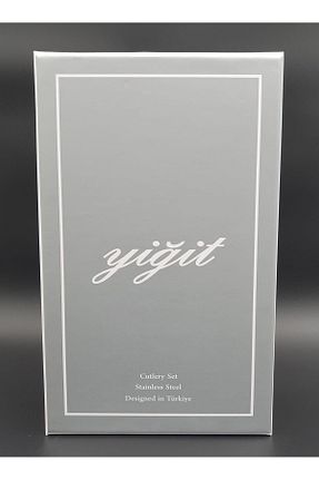 قاشق و چنگال و کارد طوسی 12 نفره Yiğit - کد 70594384