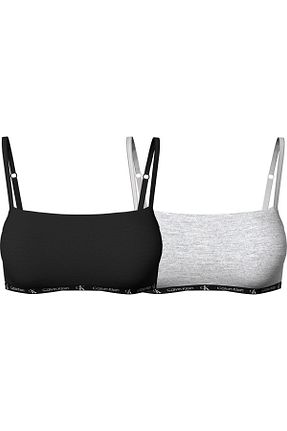 سوتین ورزشی مشکی زنانه پنبه ای Calvin Klein - کد 813316371