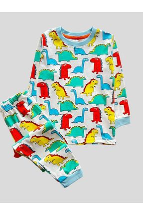 ست لباس راحتی سفید بچه گانه طرح دار elmas kids - کد 769315527