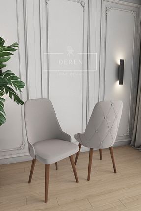 صندلی آشپزخانه سرمه ای چوب DEREN HOME - کد 377545051