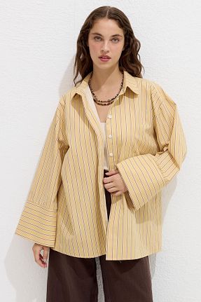 پیراهن زرد زنانه Relaxed Manuka - کد 848801556