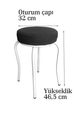 چهارپایه طوسی Ankhira - کد 52150932