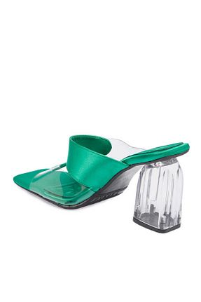 دمپائی سبز زنانه پارچه ای Tergan - کد 857897194