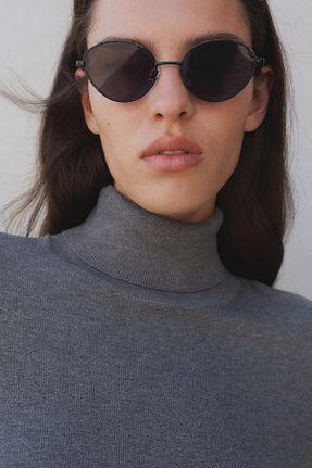 پلیور طوسی زنانه ساده H&M - کد 857900911
