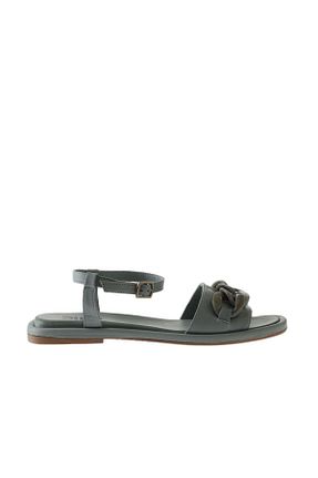 صندل آبی زنانه پاشنه تخت Bueno Shoes - کد 345869825