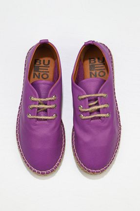 کفش کژوال بنفش زنانه چرم خالص Bueno Shoes - کد 327443768