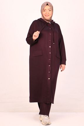 ست گرمکن سایز بزرگ بنفش زنانه سایز بزرگ Eslina - کد 812214419
