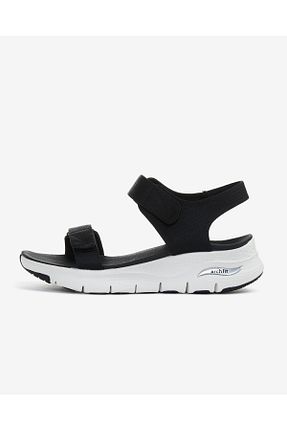 دمپائی مشکی زنانه پاشنه تخت Skechers - کد 274098475