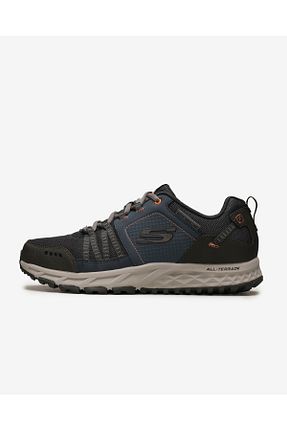 کفش پیاده روی سرمه ای مردانه چرم مصنوعی Skechers - کد 906389