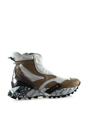 بوت / نیم بوت قهوه ای زنانه چرم خالص Bueno Shoes - کد 187401385
