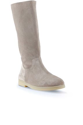 چکمه بژ زنانه چرم خالص Bueno Shoes - کد 166797008