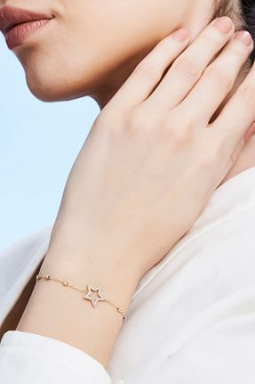 دستبند طلا زرد زنانه 8 عیار Altınbaş - کد 117998264