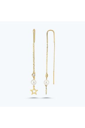 گوشواره الماس زرد فانتزی Altınbaş - کد 367908007