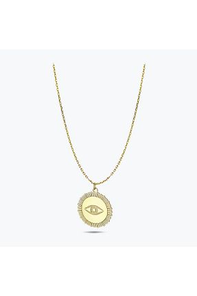 گردنبند طلا زرد زنانه 14 عیار Altınbaş - کد 98323170