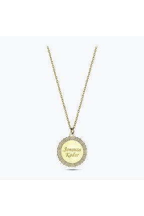 گردنبند طلا زرد زنانه 14 عیار Altınbaş - کد 98320245