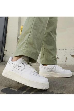 کفش اسنیکر سفید زنانه چرم اصل Nike - کد 858115353