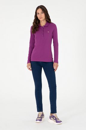 شلوار جین آبی زنانه پارچه U.S. Polo Assn. - کد 858119072